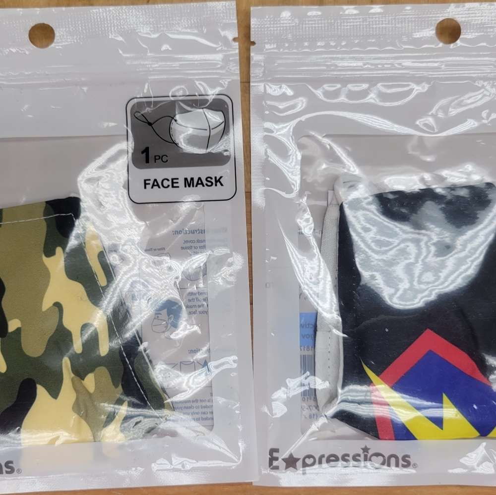 2 Boys Facemasks